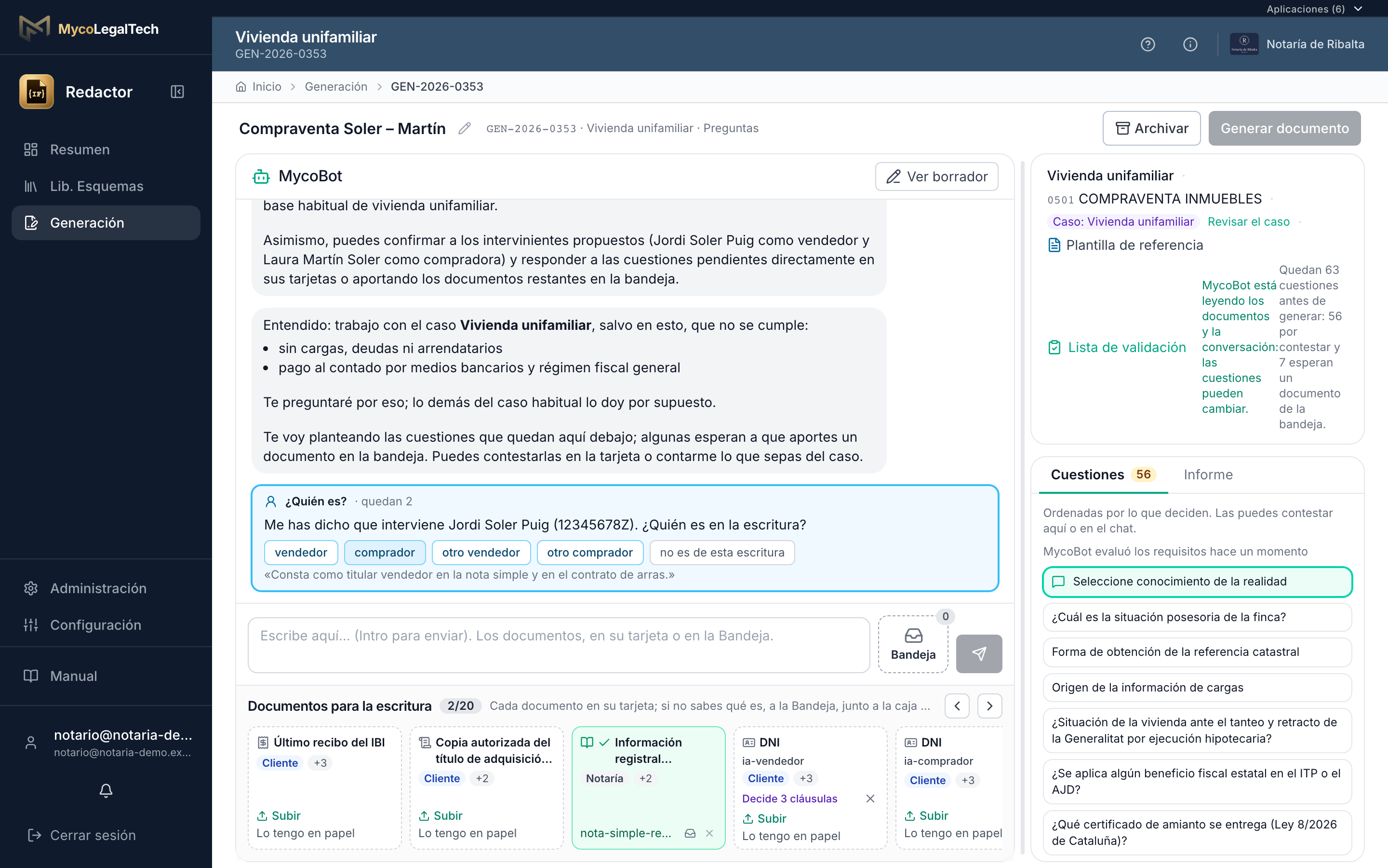 Redactor — Cada papel a su sitio, y lo que dice, ya contestado